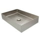 thumbnail image 4 of Ovalin Lavabo Rectangular Rubinett Acero Inoxidable 304 Satinado Lujo, 4 of 5