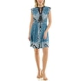 thumbnail image 2 of Nanette Lepore Sleeveless Mirror Print Mini Dress, 2 of 6