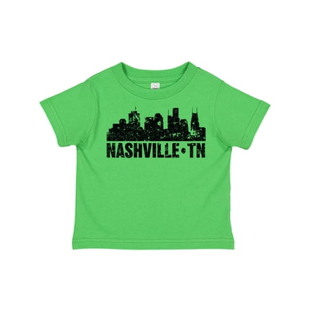 

Inktastic Nashville Skyline Grunge Gift Toddler Boy or Toddler Girl T-Shirt