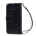 thumbnail image 2 of Case for FOXDOCK Samsung Galaxy S8 Glitter Zipper Wallet Case with Short Hand Strap, 2 of 4