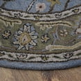 thumbnail image 3 of Rugsotic Carpets Hand Tufted Wool Eco-Friendly Area Rugs - 6'x6', Round, Blue Green, Modern Contemporary Design, High Pile Handmade Anti Skid Rugs for Living Room, Bed Room (K00503), 3 of 10