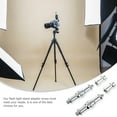 ITSELFER 2 Sets Tripod Adapter Flash Light Stand Screw Nut Quick