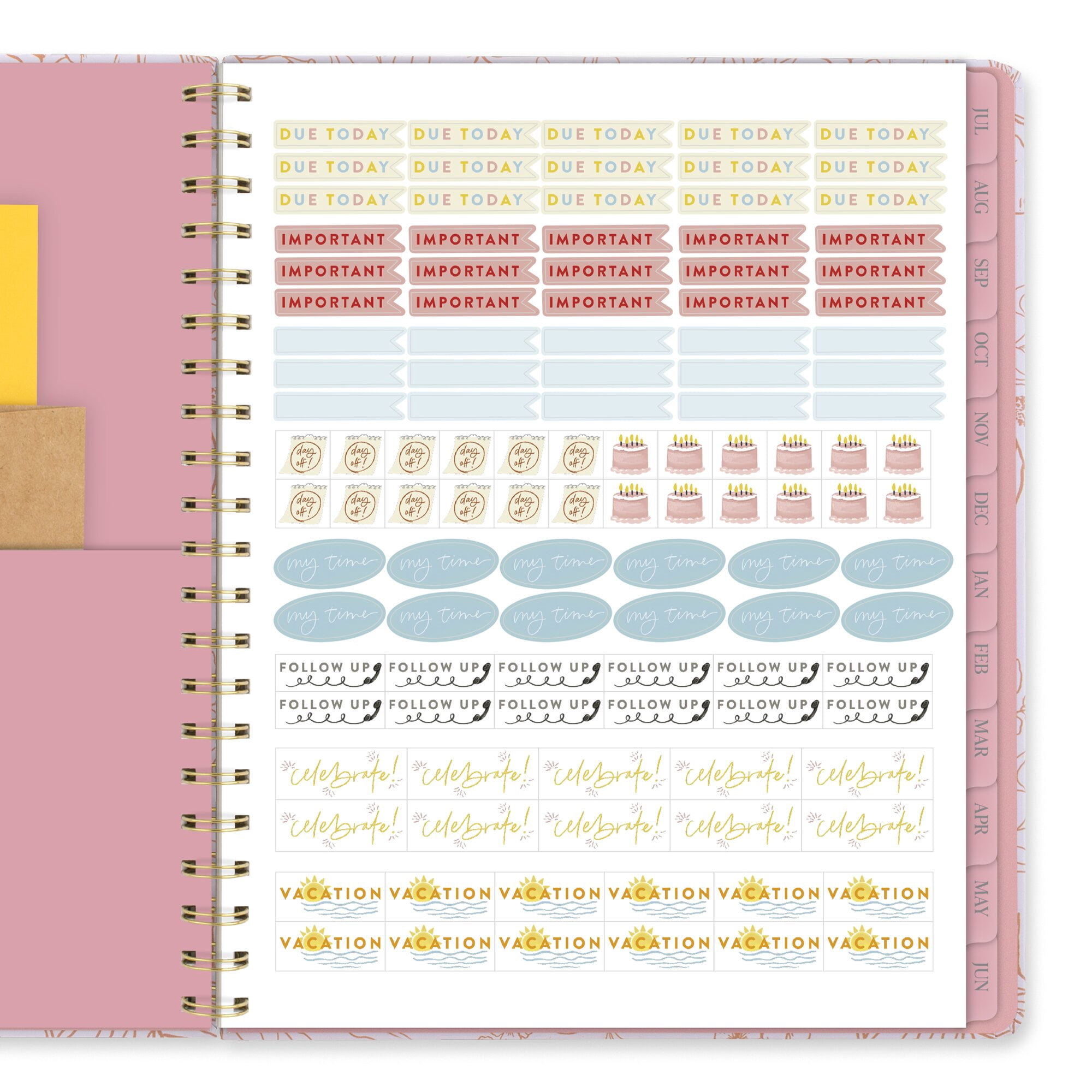 PenPillar for Mead Cambridge Academic 2026-2027 Weekly Monthly Planner Sketched