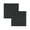 Black, variant on GroundSmart 24" x 24" x 5/8" Black Brick Rubber Paver, 4 Pack