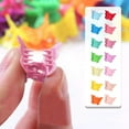 thumbnail image 5 of FITDON 100PCS Mini Butterfly Hair Clips flower with Box Hair Accessories for Girls Kids Women, 5 of 13