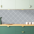 thumbnail image 2 of Walplus Peel and Stick Backsplash Colour Block Grey Wall Tile Decals 24 Pcs 6" x 6", 2 of 7