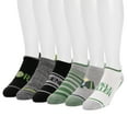 thumbnail image 3 of Muk Luks Men's 6 Pack Pickleball Ankle Socks, Black/Green, One Size, 3 of 7