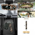 thumbnail image 7 of Renewold Deer American Flag 15 PCS Car Seat Cover Full Set, with Steering Wheel Cover Seat Belt Strap Cover Trash Cans Rear View Mirror Cover Cup Coaster Keychain Air Vent Storage Bag Universal Fit, 7 of 7