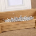 thumbnail image 4 of Wedding Headpiece Rhinestone Elegant: Princess Tiara Bridal Headband for Women, 4 of 8