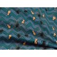 thumbnail image 4 of oneOone Rayon Dark Teal Blue Fabric Halloween Dress Material Fabric Print Fabric By The Yard 56 Inch Wide, 4 of 6