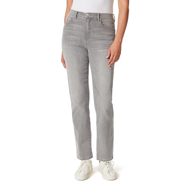 gloria Vanderbilt Jean Classique Taille Haute Fuselé pour Femmes, Tybee Whiskers, 12 Régulier