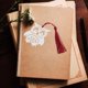 thumbnail image 4 of UPGRATOR De Libros De Metal Plateado Con Animal Y Borla Elegante Para Y Regalo, 4 of 6