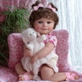 thumbnail image 3 of Muñeca Reborn Bebé Recién Nacido 20 Pulgadas Cuerpo Suave de Tela Ropa Incluida Sonriente Juguete para Niñas y Niños 3 Años en Adelante, 3 of 8