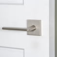 thumbnail image 3 of Viaggio Qadbrz_Dd Quadrato Solid Brass Non-Turning Two-Sided Dummy Door Lever Set - Brass, 3 of 7