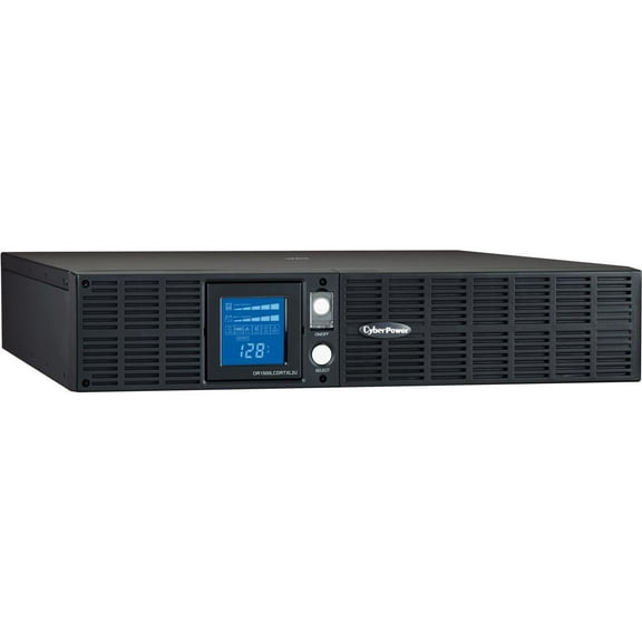 CyberPower OR1500LCDRTXL2U Smart App LCD UPS Systems - 1500VA/1125W, 120 VAC, NEMA 5-15P, 2U, Rack / Tower, 8 Outlets, LCD, PowerPanel® Business