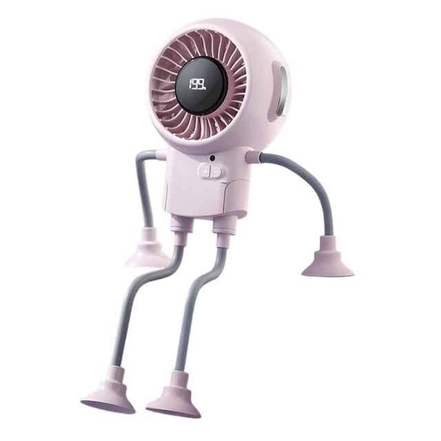 Kieccall Portable Robot Fan Fun Cooling Fan For Home Office Summer Daily Use Outdoor
