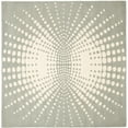thumbnail image 6 of SAFAVIEH Soho David Polka Dots Wool Area Rug, Blue/Ivory, 6' x 6' Round, 6 of 9