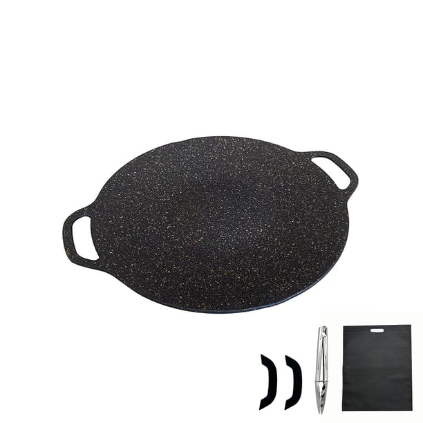 DQrwqpou BBQ Grill Pan Barbacoa Bandeja Sartenes para Camping Suministros (29 Cm)