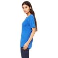 thumbnail image 3 of The Bella Canvas Ladies Relaxed Jersey Short Sleeve V-Neck T-Shirt TR ROYAL TRIBLND L, 3 of 3