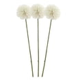 thumbnail image 1 of Flores Artificiales de Bola de Crisantemo Sunnimix 3 Piezas Ramo DIY, 1 of 6