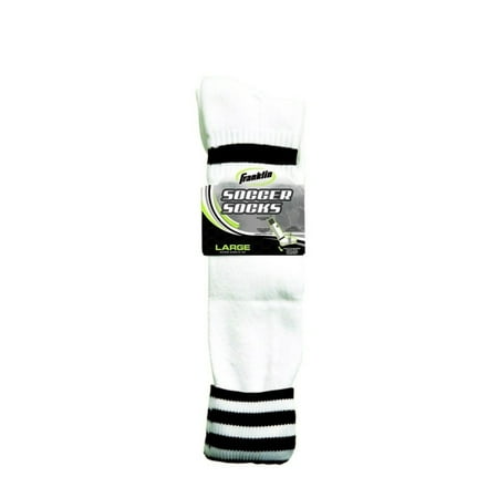 Black/White Adult Soccer Socks (Pack 6)