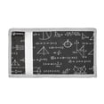 thumbnail image 2 of JIALIOU Nylon Trifold Card Wallet with ID Window Zipper Pocket for Men Women Teen Mathematics Blackboard, 2 of 7