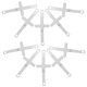 thumbnail image 4 of 10 colgantes de acero inoxidable en forma de cruz, accesorios para la creación de joyas DIY para collares y pulseras (plateado), 4 of 7