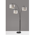 thumbnail image 3 of Adesso Home Brand Bowery 3-Arm Arc Lamp in Black Color, 3 of 9