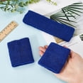 thumbnail image 3 of 3Pcs Neon Athletic Bands Sports Headband Wristband Set Sports Competitions Sweatbands Breathable Terry Cloth Wicking Sweat Absorbing Head Wrist Band for DIY Men Women (Midnight Blue), 3 of 9
