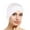 White, variant on Tittly Bandanas for Women Head Scarf Womens Casual Solid Head Hat Cap Hair Cover Wrap Headwear Muslim Turban Cap Fascinators Hats Head Scarf Dark Gray One Size