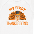 thumbnail image 4 of Inktastic Cute Turkey My 1st Thanksgiving Boys or Girls Baby Bodysuit, 4 of 5