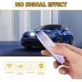 thumbnail image 4 of Key Fob Cover Compatible with Kia Telluride Sorento K4 K5 GT-LINE 2023-2026 5 Button Leather TPU Full Protection Keychain Case Holder Protector,Silver/Purple, 4 of 6