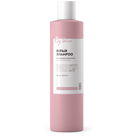By Veira, Repair Shampoo 10.1 Fl Oz, For Damaged Hair, Wheat protein/Sunflower Extract Gently Repairs Hair, Colour preserving, 100% vegan & Sulphate/Silicone free