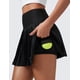 thumbnail image 5 of Falda CRZ YOGA Plisada de Tenis Cintura Alta Negra M, 5 of 6