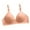 Orange, variant on Hfnxid Women Bras Under $ 5.00,Woman's Embroidered Glossy Comfortable Breathable Bra Underwear No Rims