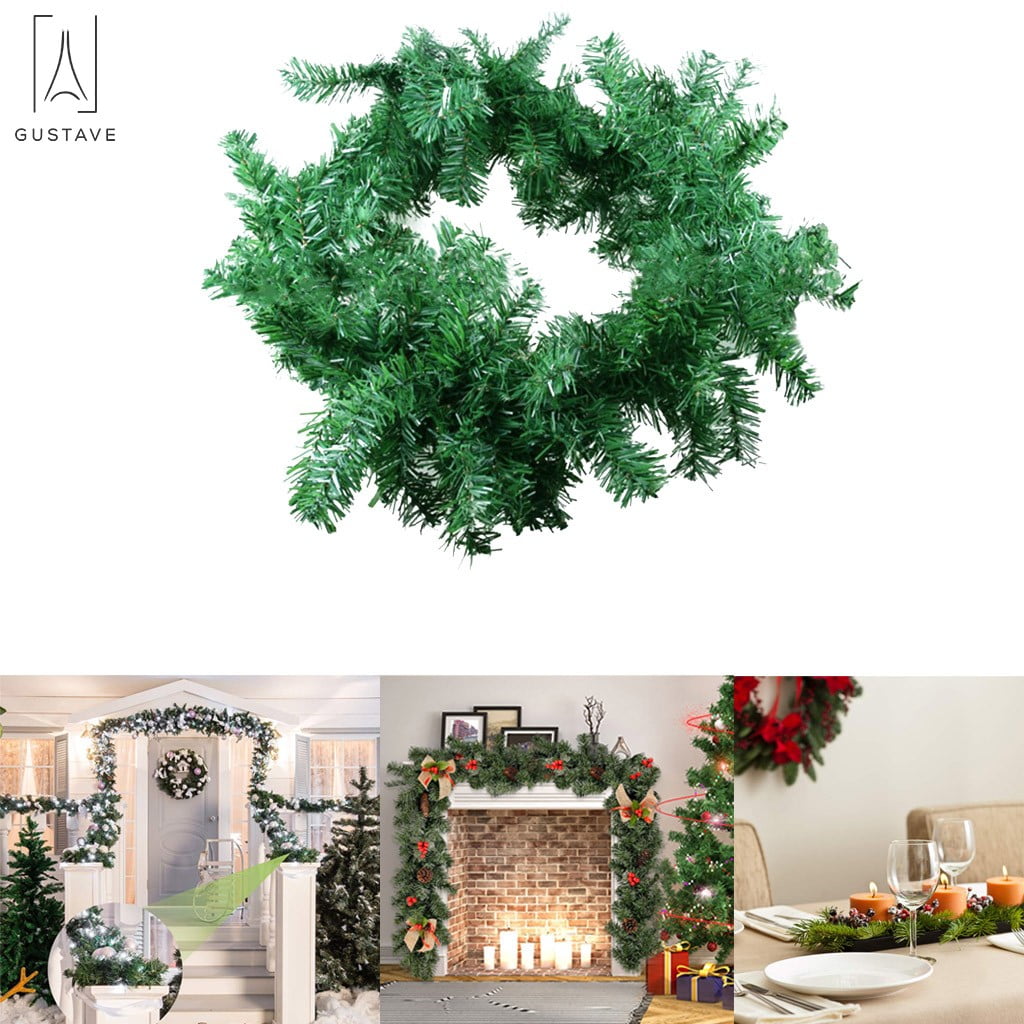7.5M Thick Green Small Leaf Rattan Large Forest Holiday Party  $60 Free Shipping 