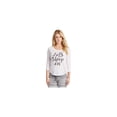 thumbnail image 1 of Aeropostale T-shirt de Pyjama pour Femmes "Let's Sleep In", Blanc, Juniors, Très Petit, 1 of 1