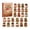 Advent Calendar-H, variant on Fruits Dumpling Advent Calendar 2026, 24 Days Christmas Countdown Calendar Blind Box with Surprise Each Day, 2D Flat Christmas Ornament Set, Christmas Decorations for Xmas Tree, Christmas Gifts