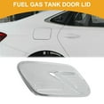 thumbnail image 2 of Tapa de la puerta del tanque de combustible para Volvo XC40 2019-2025, cubierta del tapón de combustible, tipo adhesivo, tono plateado de cromo, ABS, 2 of 6