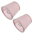 thumbnail image 6 of HERFIER 2pcs Cloth Lampshades Ceiling Lamp Chandelier Lamp Covers Dustproof Covers (Pink) 5.9x5.9x5.5in, 6 of 9