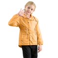 thumbnail image 2 of Akiihool Jacket for Girl Girls Jacket Casual Button Down Full-Zip Jacket (Blue 7-8 Years), 2 of 3