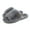 Grey, variant on Fuzzy Indoor Slippers for Women Open Toe with Memory Foam, Soft Faux Fur Nonslip House Slippers(Rose,M)
