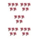 thumbnail image 2 of Ramo de flores artificiales de bajo mantenimiento Toystoory 5 pack/lote rojo brillante, 2 of 6