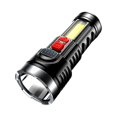thumbnail image 4 of Outdoors USB Rechargeable Torch Solar Rechargeable Power Display Lamp Handheld Camping Lantern Hiking Flashlight, 4 of 7