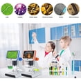 AD205 USB LCD Coin Digital Microscope for Kids 200X Magnification 5 ...