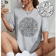 thumbnail image 5 of Curse Word Mandala Graphic Tee for Women – Make a Bold Statement with This Unique and Fun T-Shirt Featuring a Creative Mandala, 5 of 7