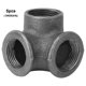 thumbnail image 1 of High quality 5 water pipe clothes drying racks black three-dimensional three-way rack acc, 1 of 1