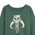 thumbnail image 3 of Star Wars - The Mandalorian Mando Icon  - Wo Men's French Terry Long Sleeve Pullover, 3 of 5