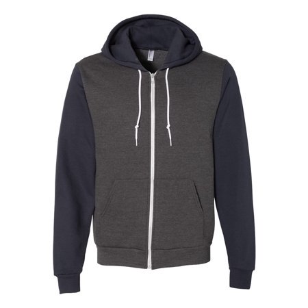 American Apparel Sweat à Capuche Zippé Complet en Polaire Flex Unisexe