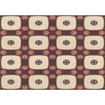 thumbnail image 1 of Ahgly Company Machine Washable Indoor Rectangle Transitional Chestnut Brown Area Rugs, 7' x 9', 1 of 7